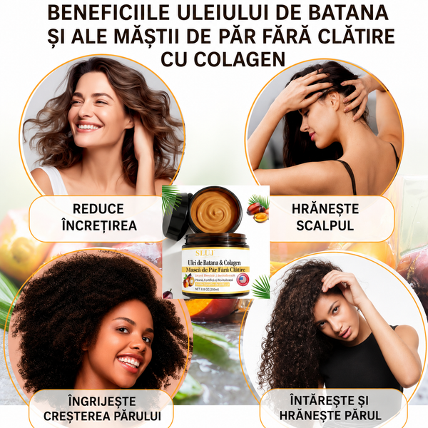 ✨ Batana Gold™ – Păr Mai Des, Mai Lung și Mai Strălucitor.